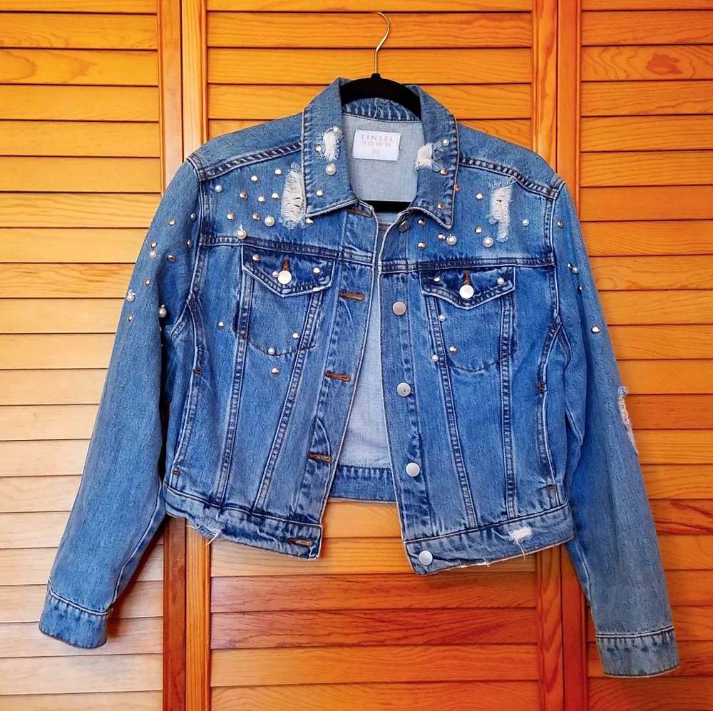 SOLD - Tinseltown denim jacket